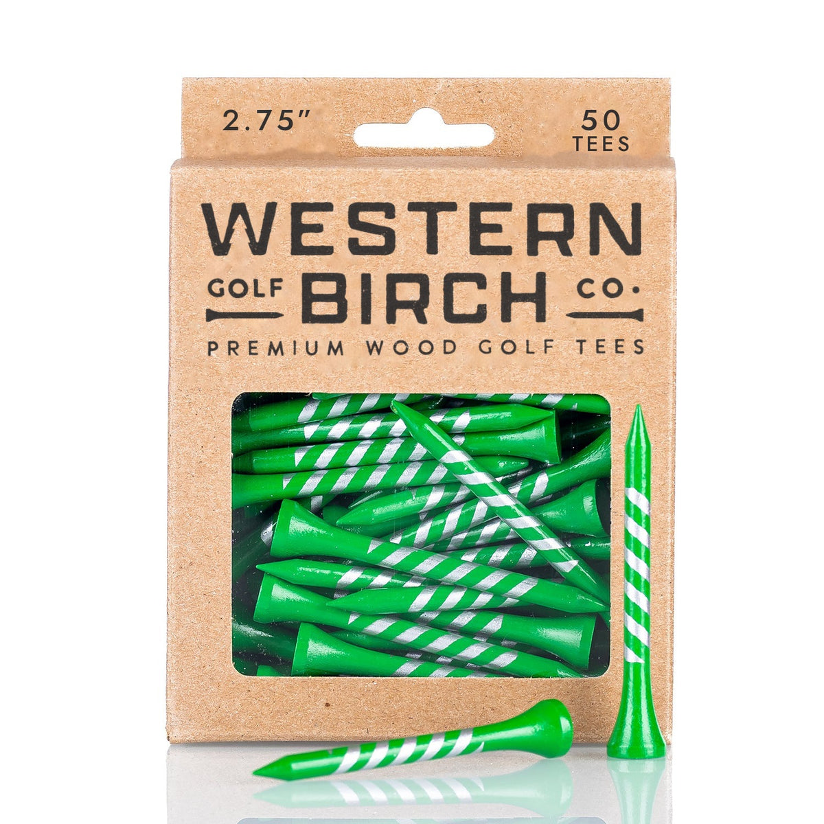 "Wintergreen" Hardwood Golf Tee