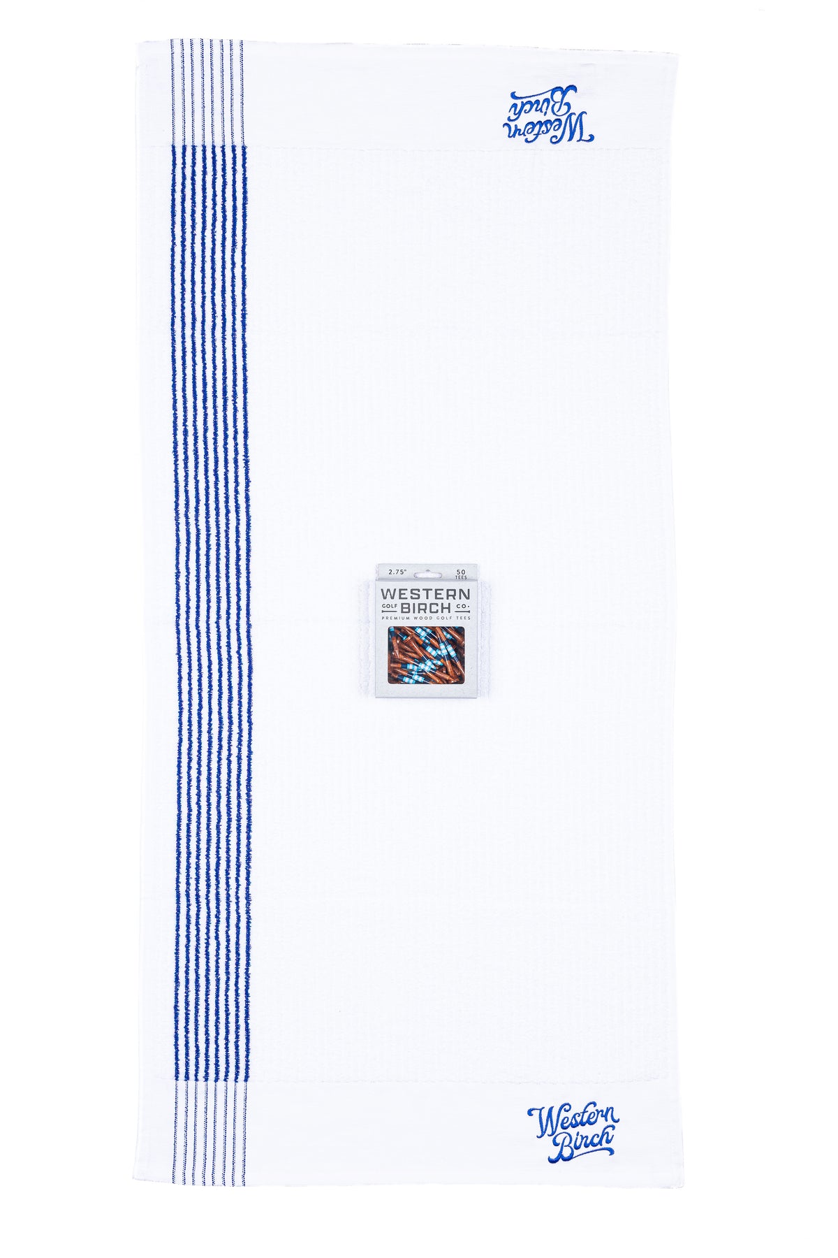 Embroidered Towel & Box of Tees