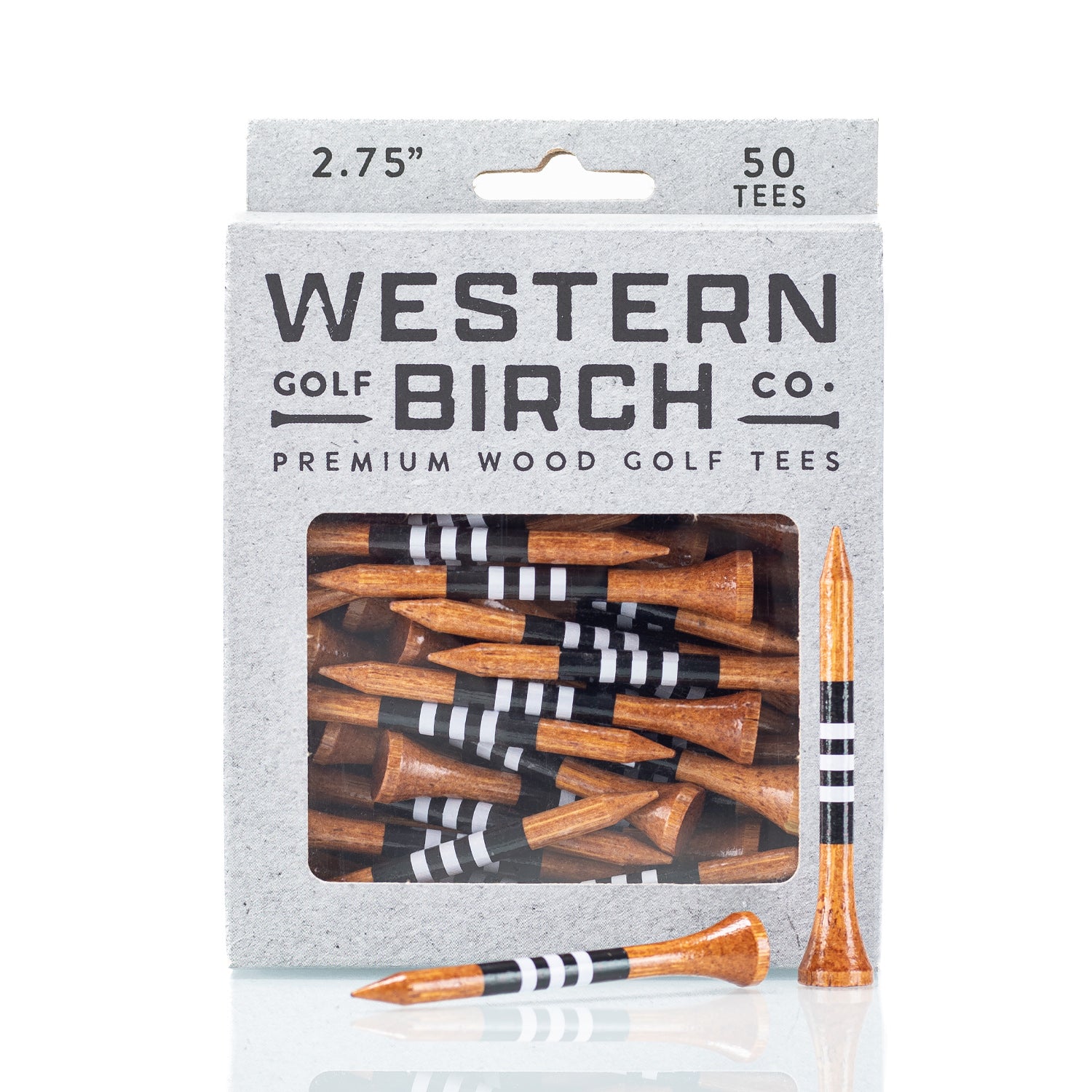 "Challenger II" Signature Koa Striped Golf Tee
