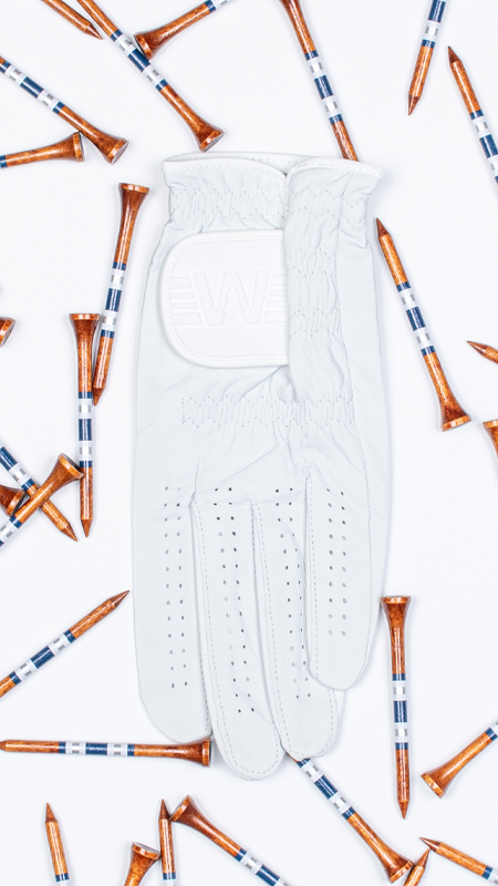 Classic Cabretta Leather Golf Glove - WHITE OUT