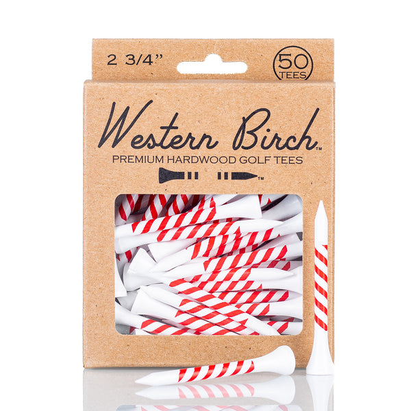 "Peppermint" Hardwood Golf Tee