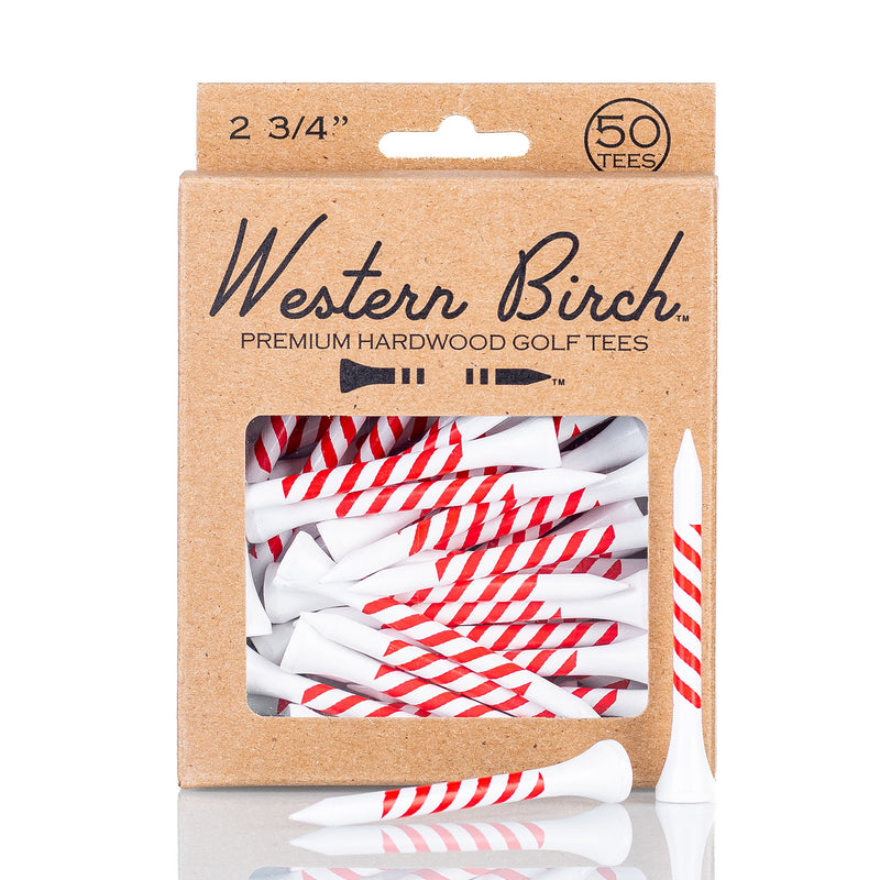 "Peppermint" Hardwood Golf Tee