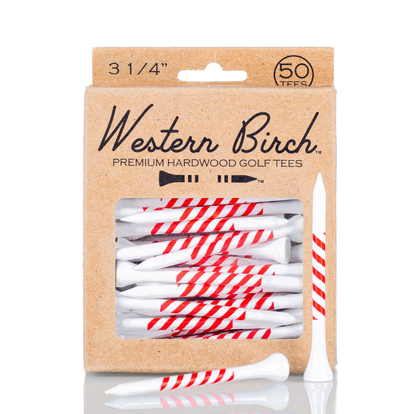 "Peppermint" 3.25" Hardwood Golf Tee