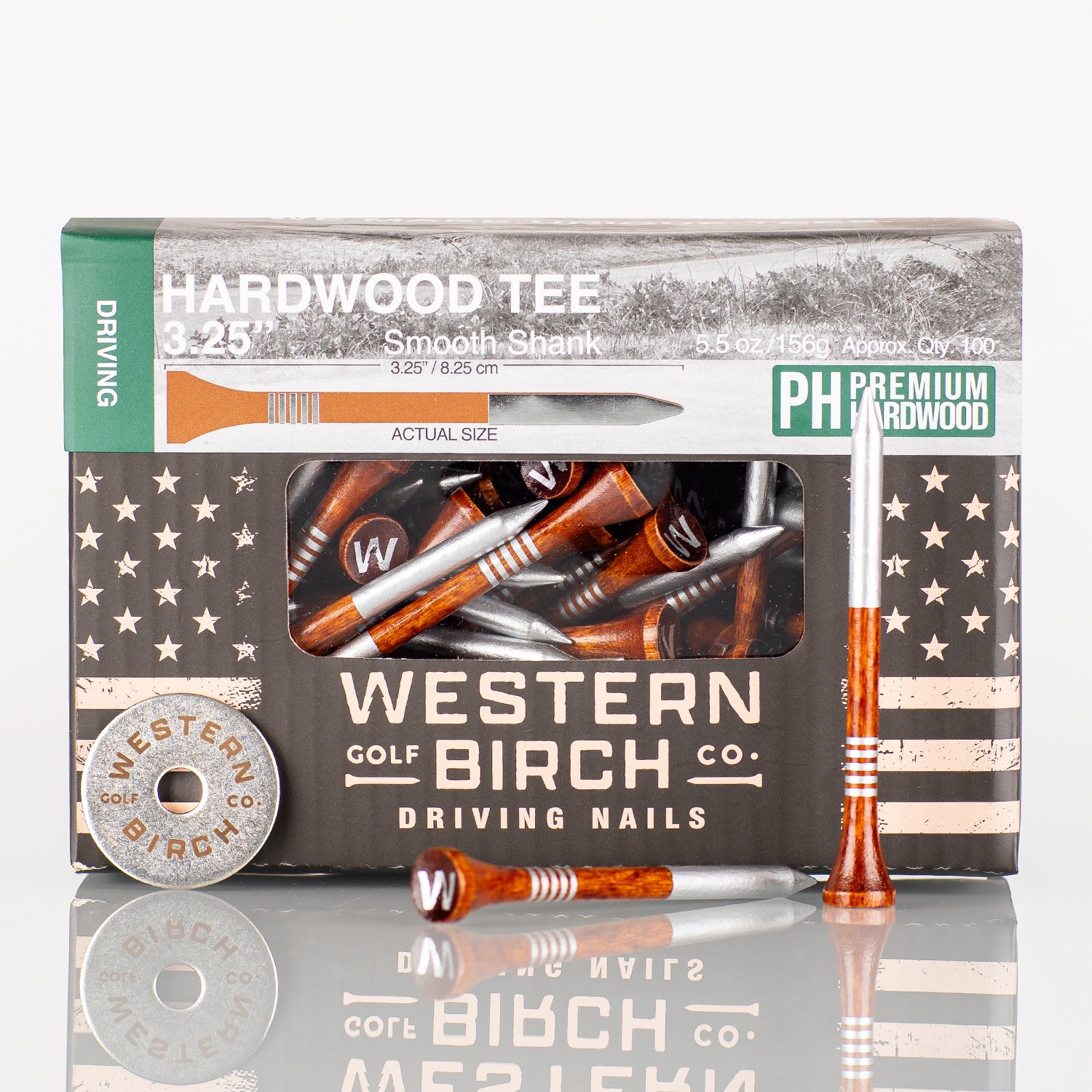 Silver Driving Nails 3.25" 100 pk