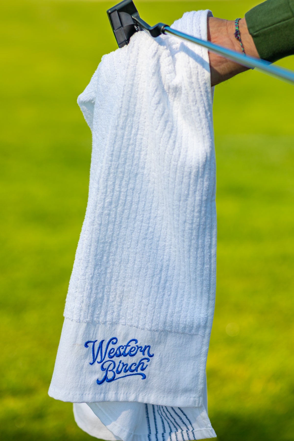 Embroidered Towel & Box of Tees