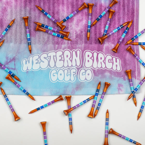 "Golf Trip" Edition Tie Dye Golf Towel