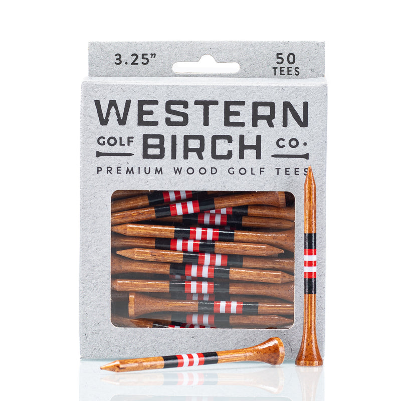 "El Diablo II" 3.25" Signature Koa Striped Golf Tee