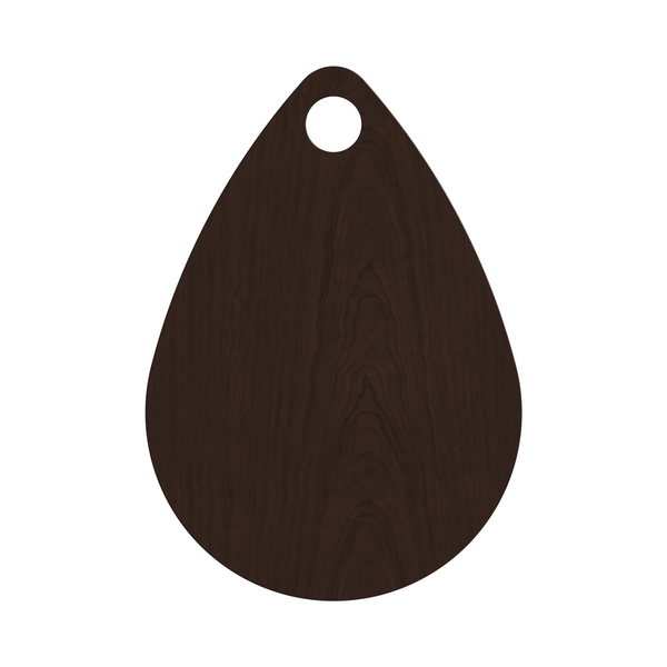 Tear Drop Bag Tag - Dark