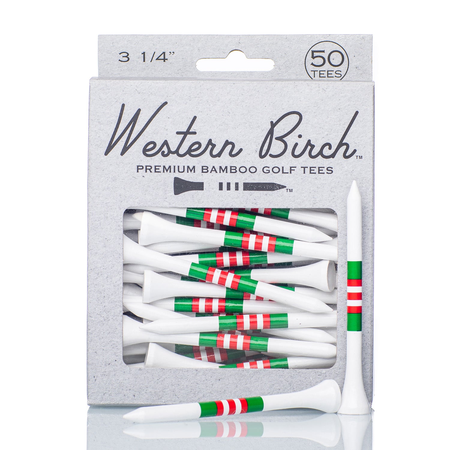 "Prancer" 3.25" Bamboo Golf Tee